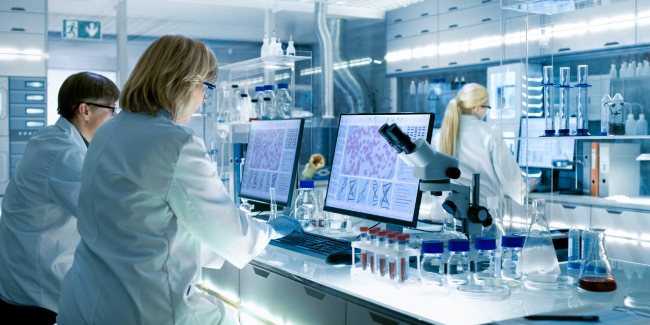 Genmax laboratory — researchers at work